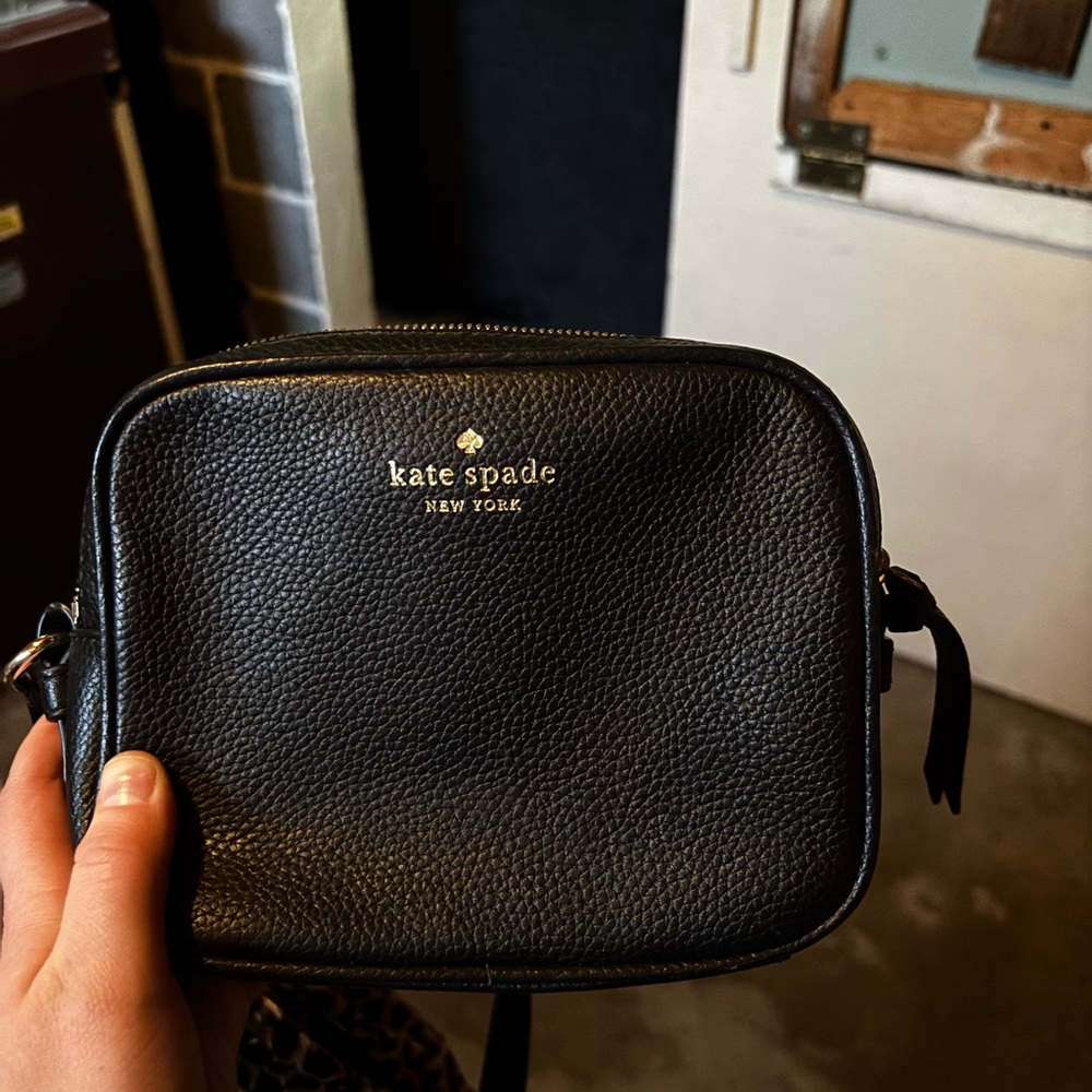 Kate Spade Black Leather Crossbody